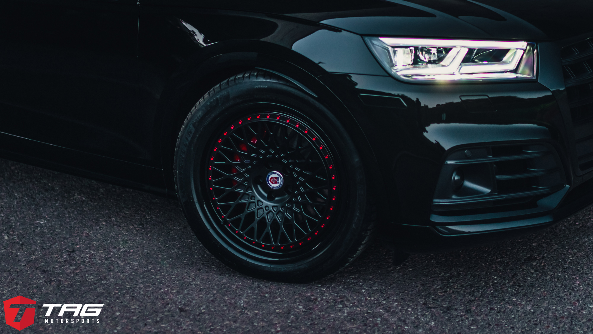 2019 AUDI SQ5 ON HRE VINTAGE 501 + CETE LOWERING MODULE + TAG Motorsports